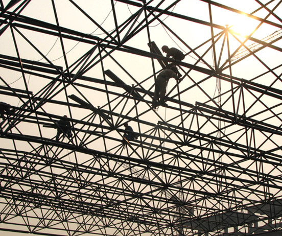 绵阳厂房网架安装