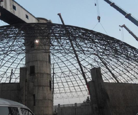 绵阳网架分条或分块安装法