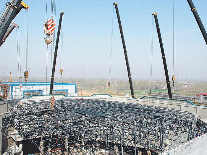 绵阳网架高空滑移法