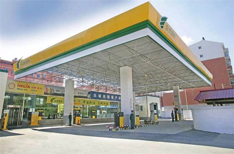 绵阳加气站钢结构网架案例7